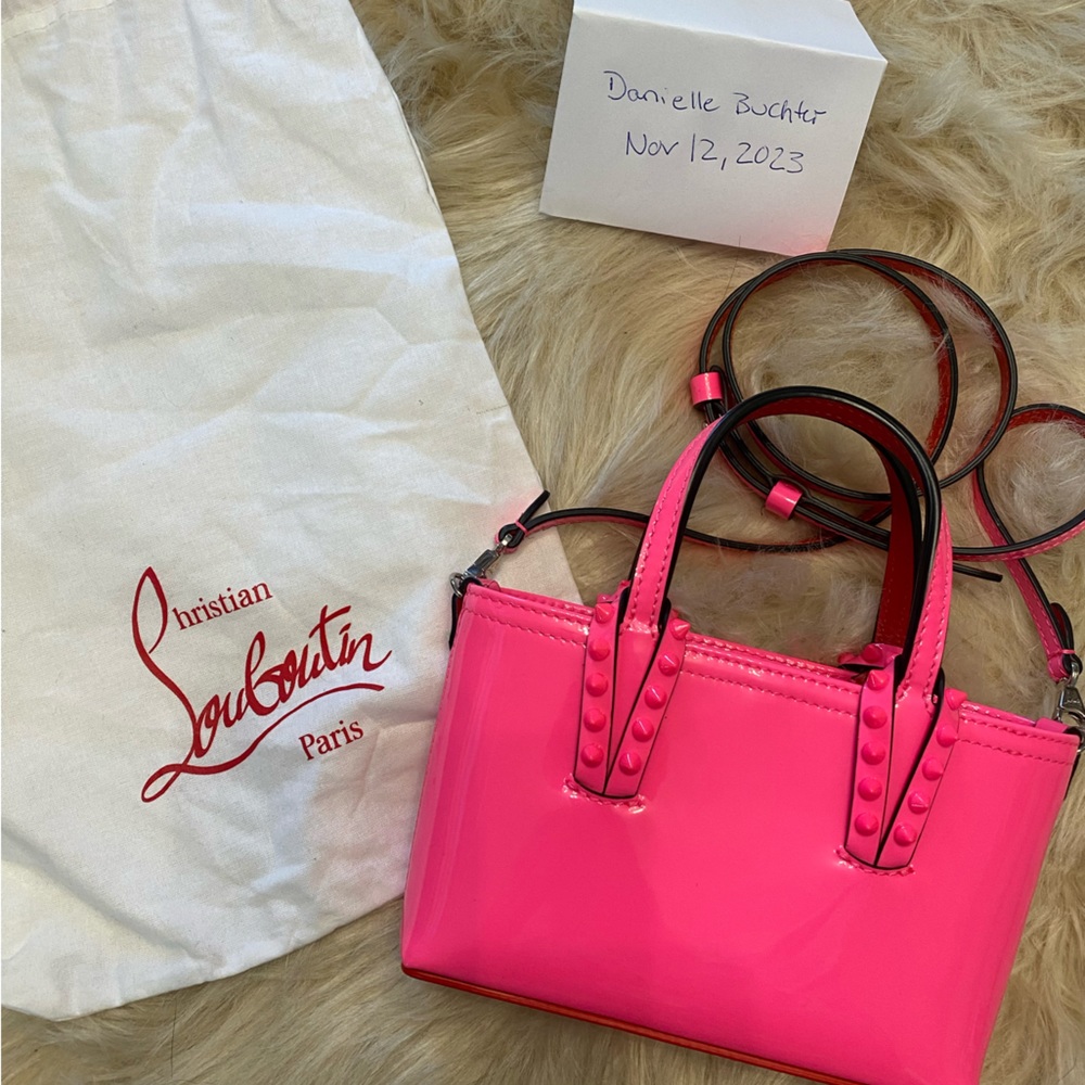 Christian Louboutin Nano Cabata Tote BARBIE PINK